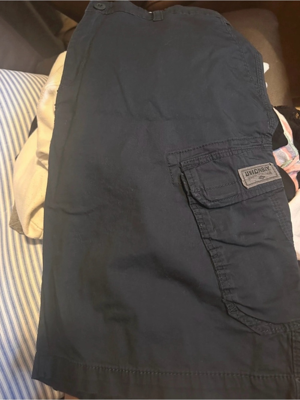 Dark Navy Cargo men’s shorts with Patch Pocket